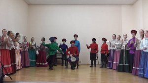 Образцовый фольклорный ансамбль «Ягодка», г. Волгоград, «Посажу я калинушку»