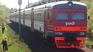 Отправление ЭТ2М 128 со ст  о п  52 км
