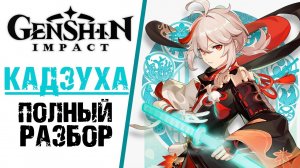 Кадзуха - Полный разбор персонажа в Genshin Impact! Быстрый гайд по изгнаннику Инадзумы