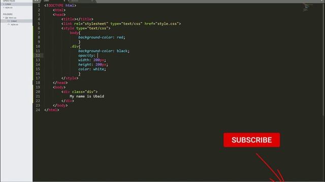 Learn html and css tutorial part 19 - how tobackground color and opacity - BY Ubaid | SST Lab смотреть онлайн