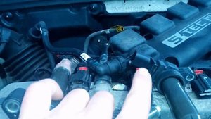 ЗАМЕНА СВЕЧЕЙ ЗАЖИГАНИЯ, РЕМОНТ РЕЗИНОВОГО НАКОНЕЧНИКА  DAEWOO GENTRA