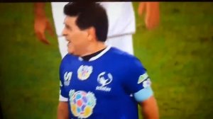 Diego Maradona vs Juan Sebastian Veron -  game of peace 2016