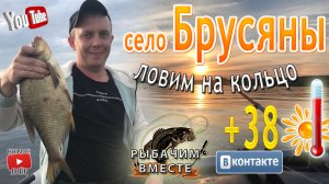 Ловим на КОЛЬЦО!!! с Брусяны. Волга. ШТОРМ на Реке.