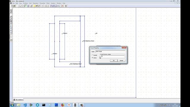 Расчет электромагнита в Femm 4.2