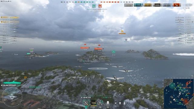 АВИАНОСЕЦ GRAF ZEPPELIN! БЫСТРЕЙШИЕ САМОЛЕТЫ! МИР КОРАБЛЕЙ/WORLD OF WARSHIPS!
