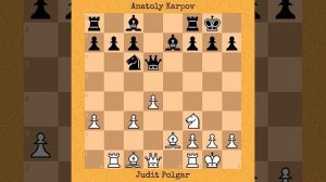 Judit Polgar vs Anatoly Karpov | 7th Essent, 2003 #chess