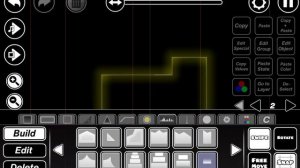 как сделать блок дизайна или по другом неон в Geometry Dash