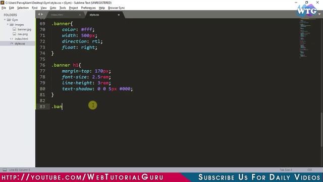 Complete Gym Website using html css javascript | html css tutorial | html css crash course