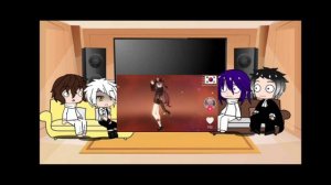 BSD reaction to Fem Chuuya as Hu Tao.{English/Russian}.