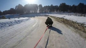 Покатушки на снегокате