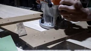 Фрезеровка пазов под ступени Гусиный шаг