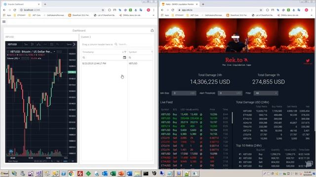SDK Widget for BitMex liquidations смотреть онлайн