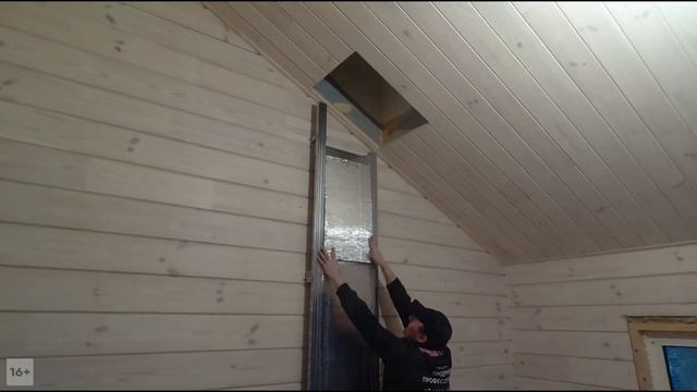 Островной камин в деревянном доме | Установка Rocal Giselle 90 и монтаж дымохода своими руками