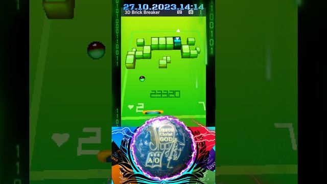 Java retro mobile games;_ 12 3D Brick Breaker смотреть онлайн