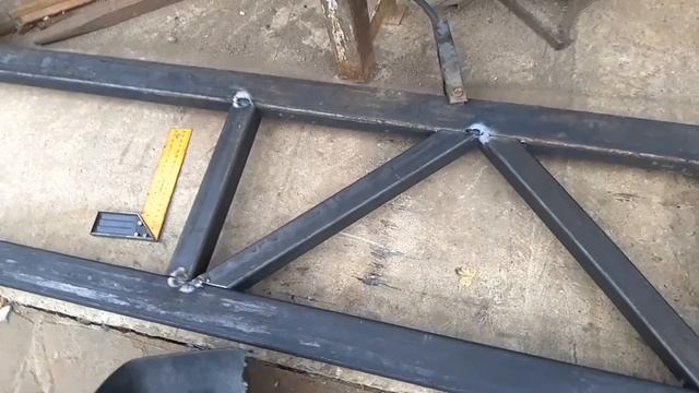 Металлическая ферма. Классический вариант.