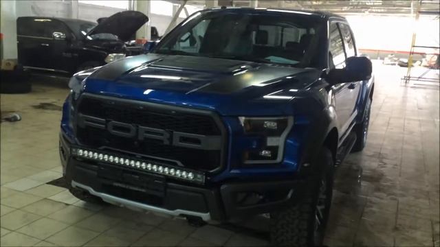 Рамтраксервис, Рамтрак, Устанавливаем доп оборудование на Новый Ford F150 Raptor. смотреть онлайн
