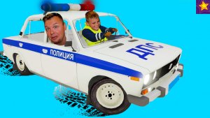 Полицейский ВАЗ 2106 ГАИ в погоне за НАРУШИТЕЛЯМИ!!! Как ИГОРЬ стал ГАИШНИКОМ
