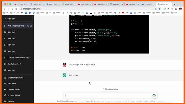 How to Web Scraping Using ChatGPT #openai #chatgpt #webscraping | extract data from website