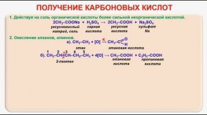 № 91. Органическая химия. Тема 18. Карбоновые кислоты. Часть 3. Способы получения карбоновых кислот