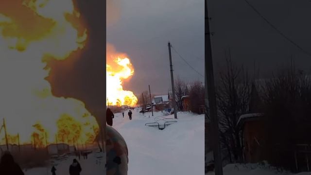Взрыв прогремел на газопроводе в Чувашии
