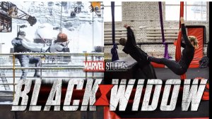 Повтор трюков из фильма «Чёрная Вдова»  Stunts from “Black Widow” MARVEL