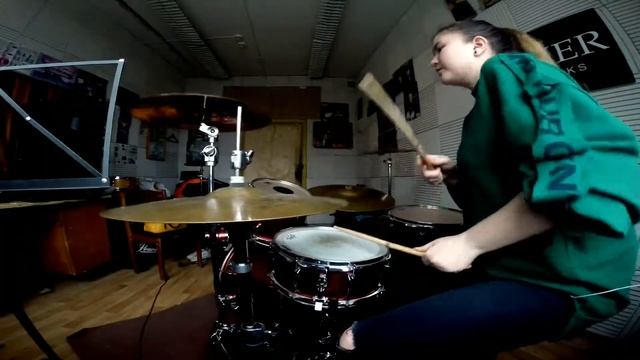 Louna - Полюса (Drum Cover by Olga Zinchenko) смотреть онлайн