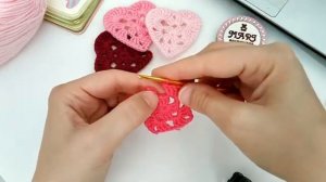 Мастер-класс Сердечко крючком / Простая аппликация