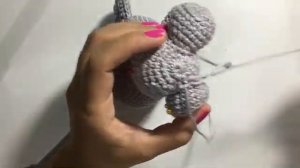 AMIGURUMI ELEFANTE SAFARI BABY 2 | Tromba, orelha, rabo e costuras