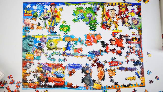 Pixar Movies 1000 pc Puzzle, Update on the Memorable Moments Puzzle смотреть онлайн