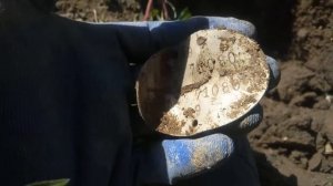 Коп в Калининграде.По фундаменту старого поместья.