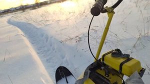 Самый дешёвый снегокат "Васюган" с двигателем дм-1к от мотоблока