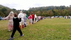 Сакральные обряды наших предков. Славянские хороводы на фестивале Возрождение. Долина реки Жане 202