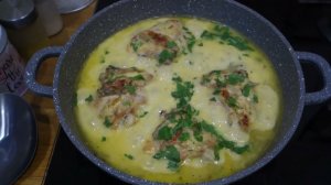 Вкусное ВТОРОЕ ИЗ КУРИЦЫ  Курица в Сметанном Соусе
