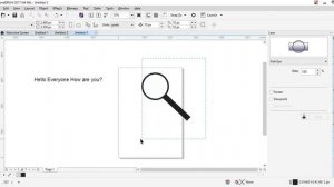 How to make Magnifying Glass Effect ( Magnifier ) in CorelDraw