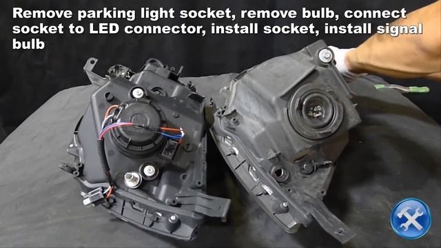 Spec-D Projector Headlights Honda CRV (2007-2011) LED DRL - Black/Chrome - Demo & DIY How To Instal смотреть онлайн