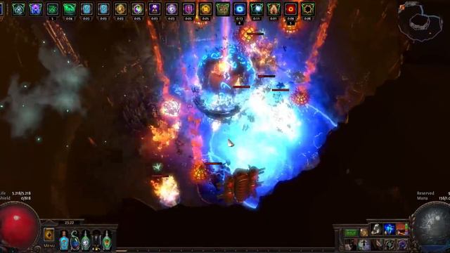 Path of Exile 3.0: Mjölner discharge vs minotaur смотреть онлайн