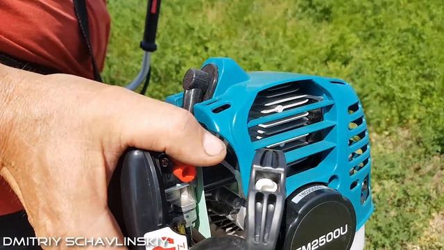 Бензиновая коса Makita EM2500U, комплектация, обзор и тест
