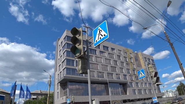 Строительство бизнес центра на Комсомольском шоссе. Июнь 2023