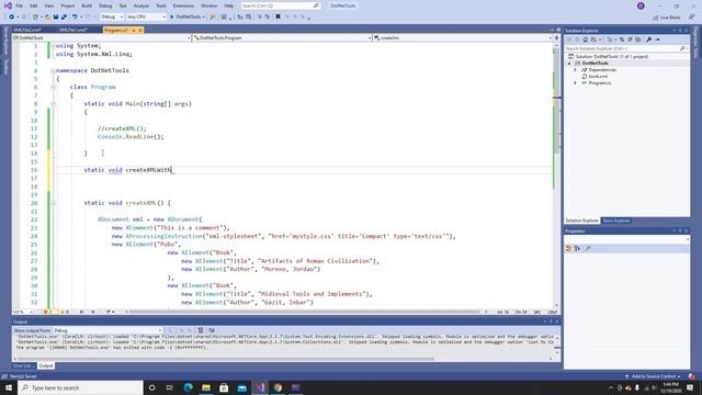 Create XML using XDocument on C