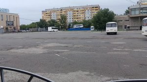 Отправление нового автобуса Омской области модели ЛиАЗ-5250 по 1116 маршруту Омск - Знаменское.