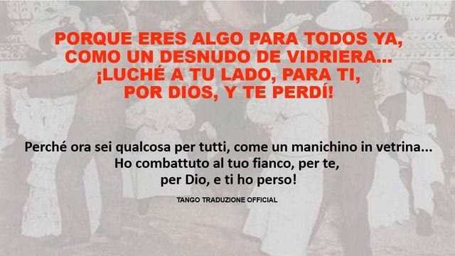 AFICHES - TRADUZIONE IN ITALIANO - TANGO KARAOKE OFFICIAL смотреть онлайн