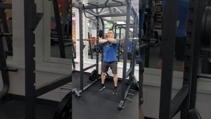 Фронтальные приседания со штангой