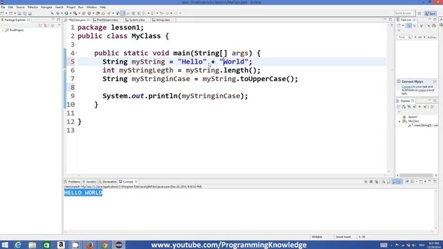 Java Tutorials for Begginers -19  Introduction of String in java