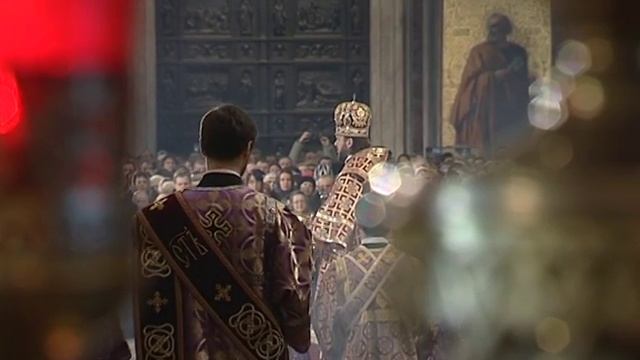 Литургия Василия Великого. Архиерейский вход - "Тон деспотин" смотреть онлайн