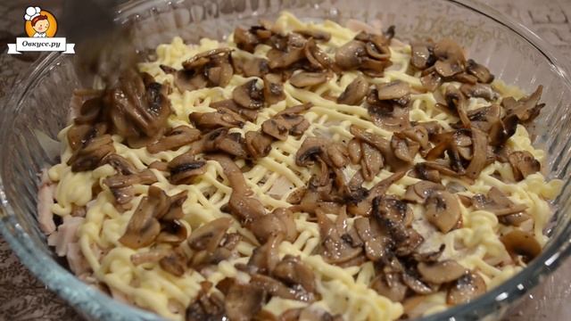 Салат «Снежные сугробы» смотреть онлайн