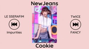 Kpop Playlist [LE SSERAFIM, NewJeans, TWICE, ITZY & BLACKPINK, Songs]