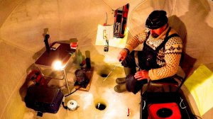 Зимняя рыбалка с ночевкой.  13 января 2019