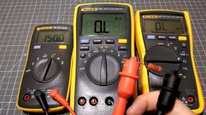 Fluke comparison Multimeters. Сравнение мультиметров Fluke