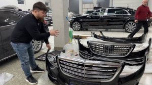 Переделка Mercedes Benz W222 Maybach