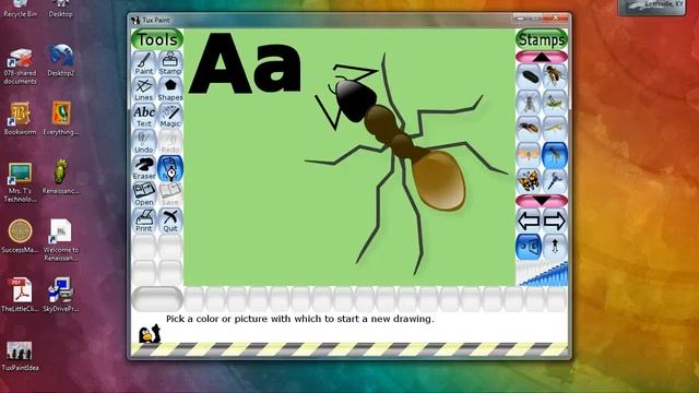 How to Make an Alphabet Book in Tux Paint смотреть онлайн
